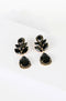 Boucles d'oreille noires