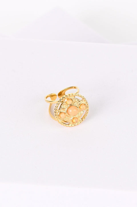 Bague à pierres orange - Annaé Paris