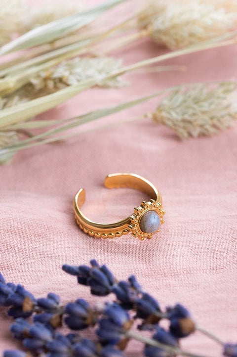 Bague dorée soleil - Annaé Paris