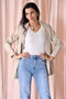 Blazer style dad en similicuir - Annaé Paris