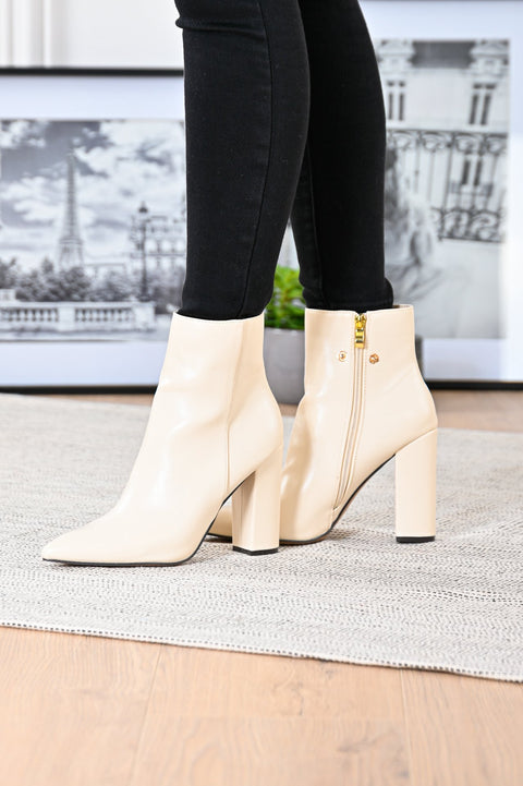 Bottines à talons hauts avec chaîne détachable - Annaé Paris