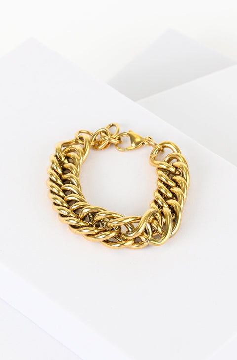Bracelet chaîne dorée - Annaé Paris